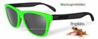 Oakley Frogskins BlackLight Green - Black / Grey (24-286)
